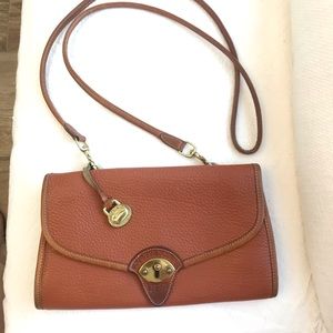 Dooney and Bourke leather cross body clutch
